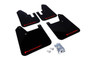Rally Armor UR Black Mud Flap with Red Logo for 1998-2002 Subaru Forester
