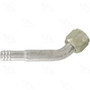 Four Seasons 45 Degree Female O-Ring, Aluminum, Standard Diameter Barb and Clamp, A/C Fitting 12112