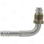 Four Seasons 90 Degree Male O-Ring, Aluminum, Standard Diameter Barb and Clamp, A/C Fitting 11908