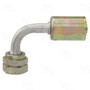 Four Seasons 90 Degree Female Metric O-Ring, Aluminum, Standard Dia. Beadlock, A/C Fitting 14628
