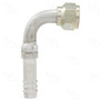 Four Seasons 90 Degree Female O-Ring, Aluminum, Standard Diameter Barb and Clamp, A/C Fitting 13610