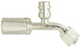 Four Seasons 45 Degree Female O-Ring Long Pilot w/ R134a Service Port, Stl, Std Dia. Beadlock 15949