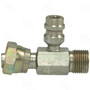 Four Seasons Female O-Ring to Male Insert O-Ring with R134a Service Port, Steel, Adapter 17232
