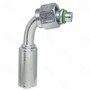Four Seasons 90 Degree Female O-Ring Long Pilot, Steel, Reduced Diameter Beadlock A/C Fitting 18086