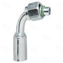 Four Seasons 90 Degree Female O-Ring Long Pilot, Steel, Reduced Diameter Beadlock A/C Fitting 18098