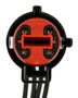 Four Seasons Harness Connector for 1994-2008 Ford/Freightliner/Lincoln 1.8L 4.6L (Contour, Cougar, Crown Victoria, Escort) 37290