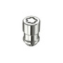 McGard Cone Seat Exposed Style Wheel Locks-Chrome | 24198