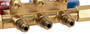 Four Seasons R134a Brass Fahrenheit Manifold Gauge Set w/ Coupler 59198