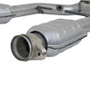 BBK Short Mid H Pipe with Catalytic Converters - 2-1/2 for 1996-2004 Mustang 4.6 GT / Cobra (For Long Tube Headers)