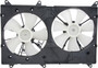 Four Seasons Radiator / Condenser Fan Motor Assembly for 1999-2007 Lexus/Toyota 3.0L 2.4L (RX300, Highlander) 76223
