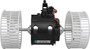 Four Seasons Double Shaft Vented CCWLE Blower Motor w/ Wheel for 2004-2011 BMW 2.5L 3.0L (525i, 525xi, 528i, 528i xDrive) 76935