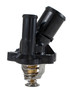 Four Seasons Water Outlet with Thermostat for 2004-2013 Ford/Mercury 2.3L 2.0L (Escape, Ranger, Transit Connect, Mariner) 86097