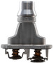 Four Seasons Water Outlet with Thermostat for 2008-2010 Ford 6.4L (F-250 Super Duty, F-350 Super Duty, F-450 Super Duty, F-550 Super Duty)