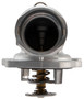 Four Seasons Water Outlet with Thermostat for 2012-2016 Mercedes-Benz 3.0L (GL350, GL450, ML350, S350) 86257