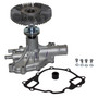 GMB Engine Water Pump with Fan Clutch for 1988-1998 Ford 5.8L 5.0L (Bronco, E-150 Econoline, E-150 Econoline Club Wagon, E-250 Econoline)