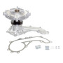 GMB Engine Water Pump with Fan Clutch for 1994-2023 Toyota 2.7L 2.4L (4Runner, T100, Tacoma)