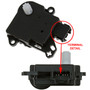 GPD HVAC Actuator 1712296 for 2008-2018 Ford/Lincoln/Mercury 3.5L 2.0L (Explorer, Flex, Focus, Police Interceptor Sedan)