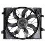 GPD Electric Cooling Fan 2812096 for 2014-2024 Dodge/Jeep 5.7L 3.6L (Durango, Grand Cherokee, Grand Cherokee L, Grand Cherokee WK)