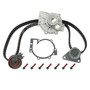 HEPU Engine Timing Belt Kit with Water Pump for 2005-2007 Volvo 2.4L (S60, V70)