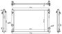 Nissens Radiator 606786 for 2018-2025 Lexus/Toyota 2.5L 3.5L (ES250, ES350, NX250, Avalon)