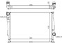 Nissens Radiator 60806 for 2001-2006 BMW 3.2L (M3)