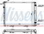 Nissens Radiator w/Integrated Transmission Oil Cooler 62679A for 1992-1995 Mercedes-Benz 4.2L 5.0L (400E, 500E, E420, E500)