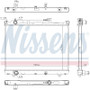 Nissens Radiator 64206 for 2004-2005 Suzuki 2.5L (Grand Vitara)