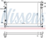 Nissens Radiator w/Integrated Transmission Oil Cooler 67727 for 2006-2014 Subaru 3.0L 3.6L (B9 Tribeca, Tribeca)
