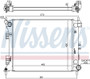 Nissens Radiator 675007 for 2013-2017 Hyundai 1.6L (Veloster)