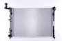 Nissens Radiator w/Integrated Transmission Oil Cooler 67076 for 2007-2012 Hyundai 2.0L (Elantra)