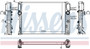 Nissens Radiator w/Integrated Transmission Oil Cooler 67102A for 2007-2011 Mercedes-Benz 5.5L 3.0L (CLS550, E320, E550)