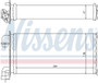 Nissens HVAC Heater Core 70501 for 1984-1993 BMW 1.8L 2.7L (318i, 318is, 325, 325e)