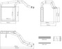 Nissens HVAC Heater Core 707298 for 2014-2019 Kia 2.0L 1.6L (Soul)