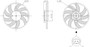 Nissens Engine Cooling Fan 850105 for 2010-2018 Audi 2.8L 1.8L (A6, A6 Quattro, A7, A7 Quattro)