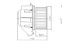 Nissens Blower Motor Assembly 87607 for 2016-2019 Smart 0.9L (EQ fortwo, Fortwo)