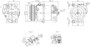 Nissens VS12 Compressor with Clutch 890897 for 2013 Hyundai 1.8L (Elantra, Elantra Coupe, Elantra GT)