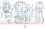Nissens Air Conditioning Compressor with Clutch 890637 for 2004-2008 Volkswagen 4.9L (Touareg)
