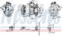 Nissens Air Conditioning Compressor with Clutch 890872 for 2006-2011 Toyota (Yaris)