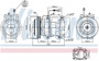 Nissens Air Conditioning Compressor with Clutch 89119 for 1988-2004 Toyota 1.6L 1.8L (Corolla, Land Cruiser, Pickup, T100)