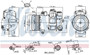 Nissens Air Conditioning Compressor with Clutch 890645 for 2012-2015 Mercedes-Benz 1.8L (C250, SLK250)