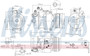 Nissens Air Conditioning Compressor with Clutch 89080 for 2003-2006 BMW 2.5L 3.0L (325Ci, 325i, 325xi, 330Ci)