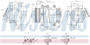 Nissens Air Conditioning Compressor with Clutch 890874 for 2004-2024 INFINITI/Nissan 5.6L (QX56, QX80, Armada, NV2500)
