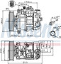 Nissens Air Conditioning Compressor with Clutch 89236 for 2005-2015 Audi 3.2L 3.0L (A4, A4 Quattro, Q7)