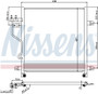 Nissens Air Conditioning Condenser 940323 for 2005-2006 Jeep 2.8L (Liberty)
