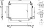 Nissens Air Conditioning Condenser/Receiver Drier Assembly 940943 for 2015-2018 Toyota 1.5L (Yaris)