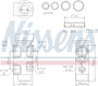 Nissens Air Conditioning Expansion Valve 999231 for 2004-2010 BMW 2.5L 3.0L (525i, 525xi, 528i, 528i xDrive)