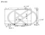 Koyorad Radiator A13631 for 2016-2020 INFINITI 3.0L (Q50, Q60)