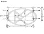 Koyorad Radiator A2184 for 1993-2004 Chrysler/Dodge 3.5L 2.7L (300M, Concorde, LHS, Intrepid)