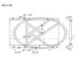 Koyorad Radiator A1750 for 1995-1999 Toyota 1.5L (Paseo, Tercel)