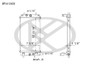 Koyorad Radiator A13439 for 2014-2017 Honda 2.0L (Accord)